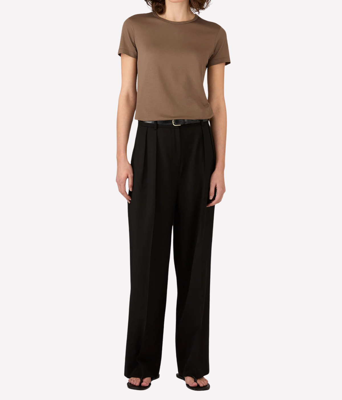 SS Crew Neck T-Shirt in Dark Cedar