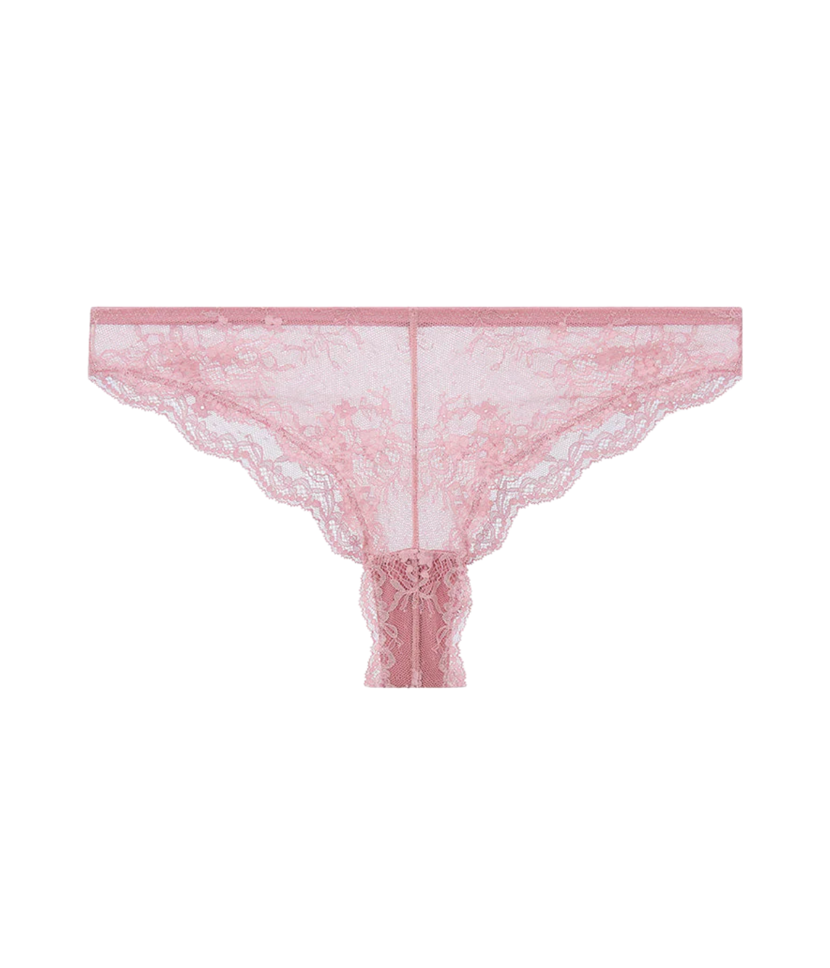 Astra Floral Lace Knicker in Dusty Rose