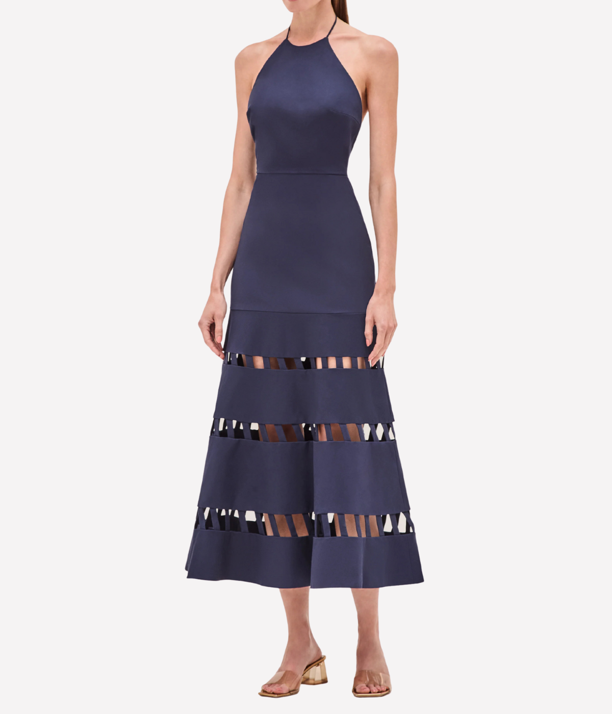 Janessa Dress in Navy Blue