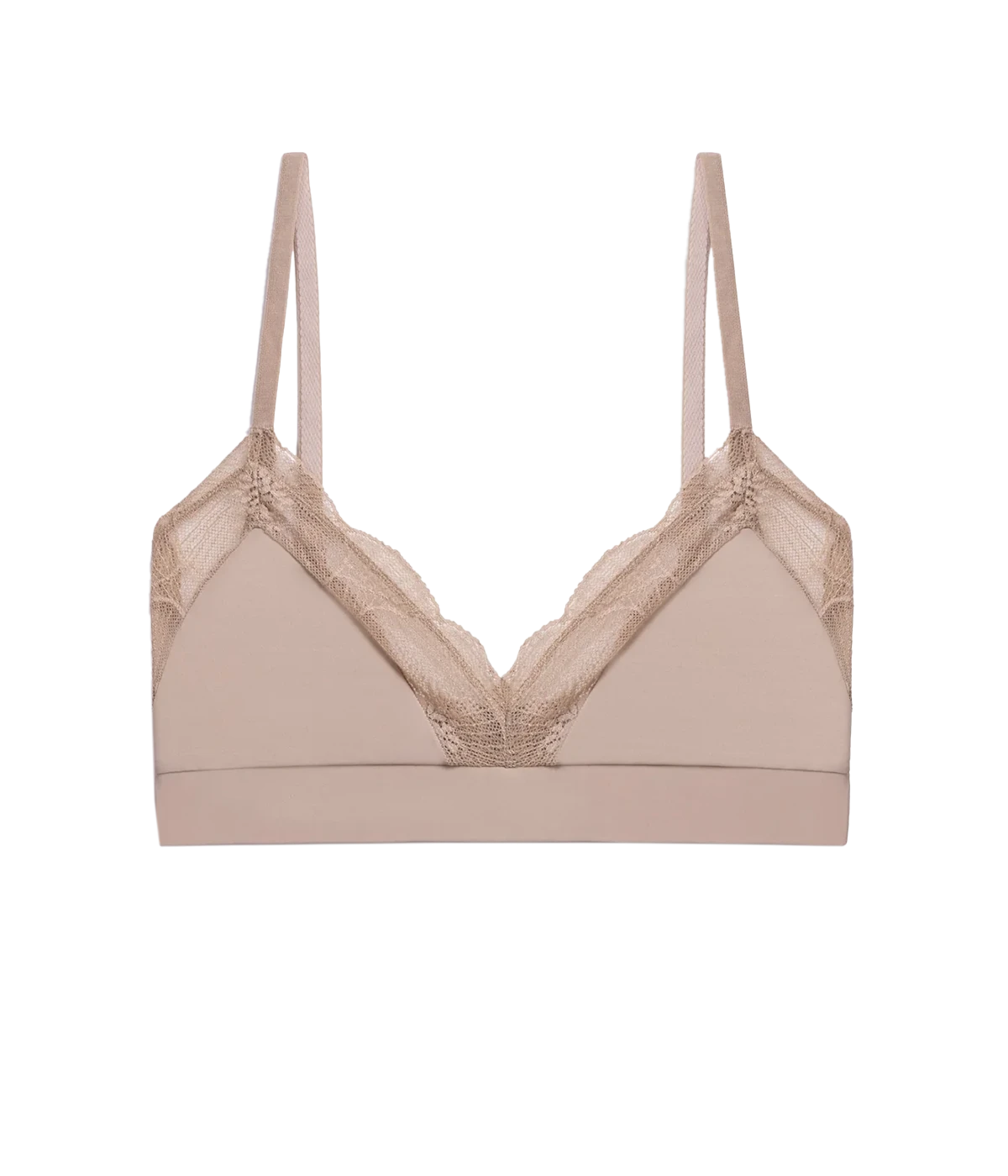 Anemone Soft Triangle Bra in Nude