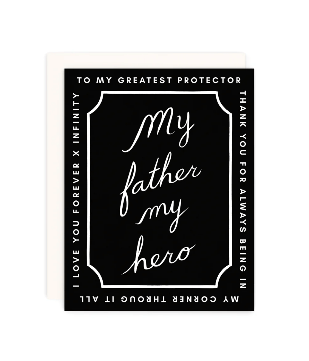 My Father My Hero Card