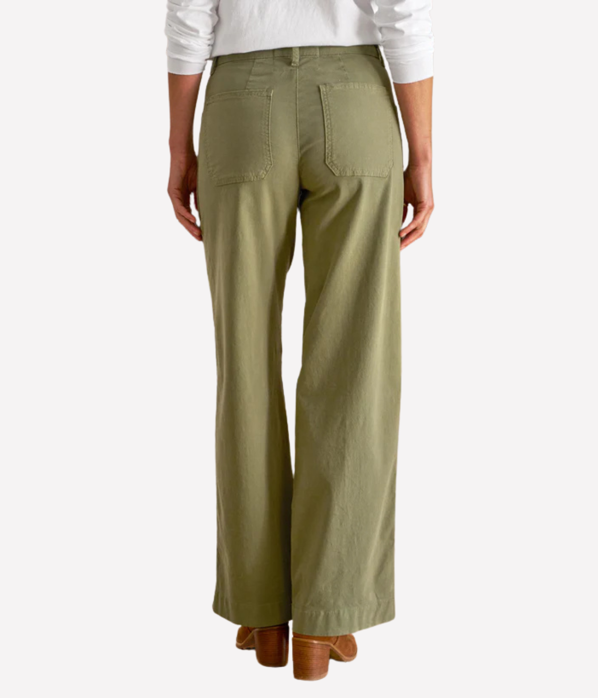 Limerick Wrap Pocket Pant in Olive