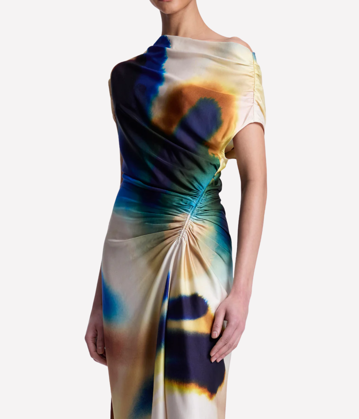 Penny Dress in Lapis Multi