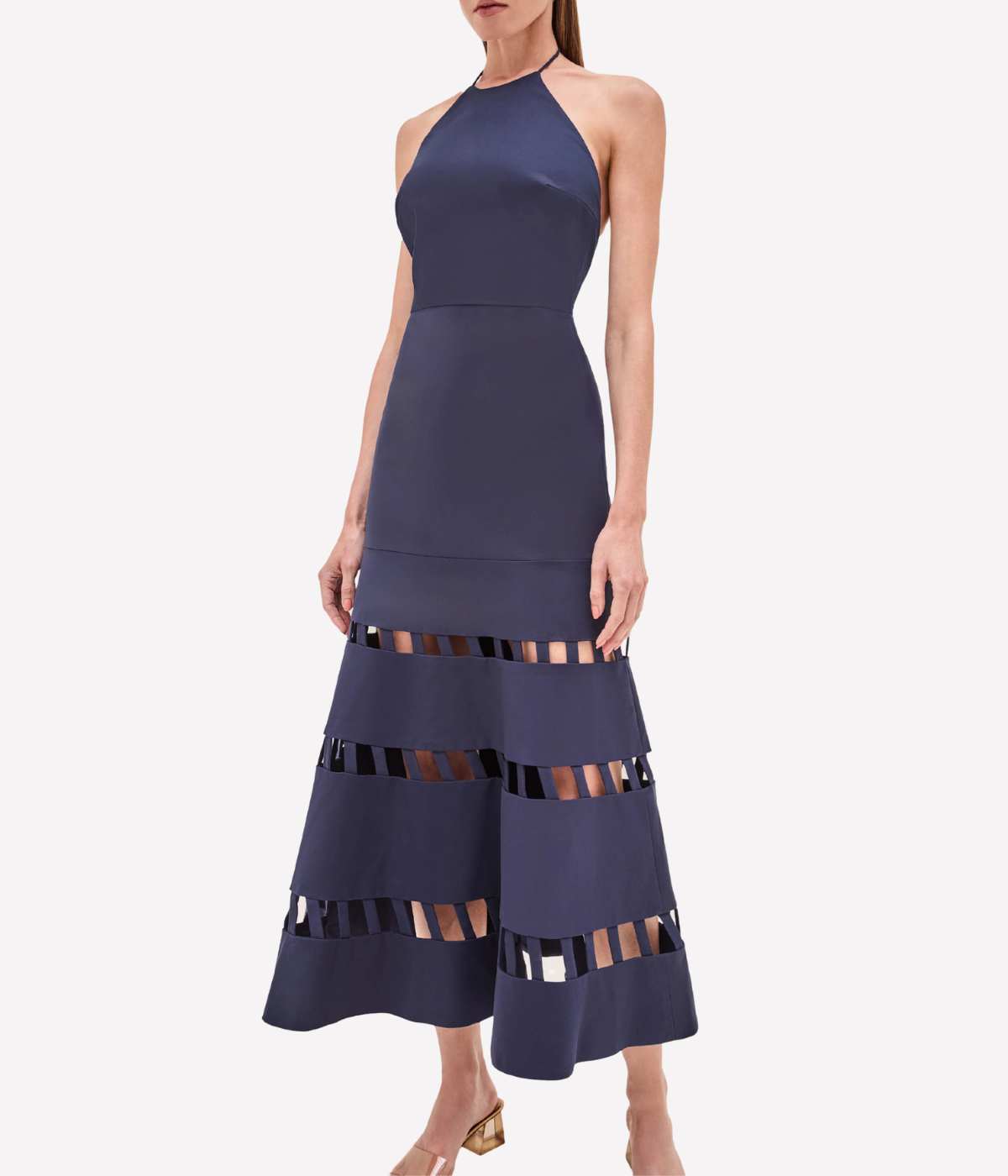 Janessa Dress in Navy Blue