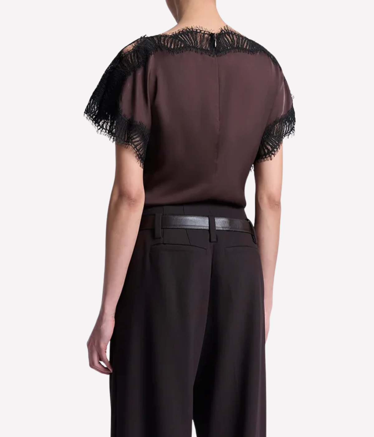 Luna Top in Cocoa Black