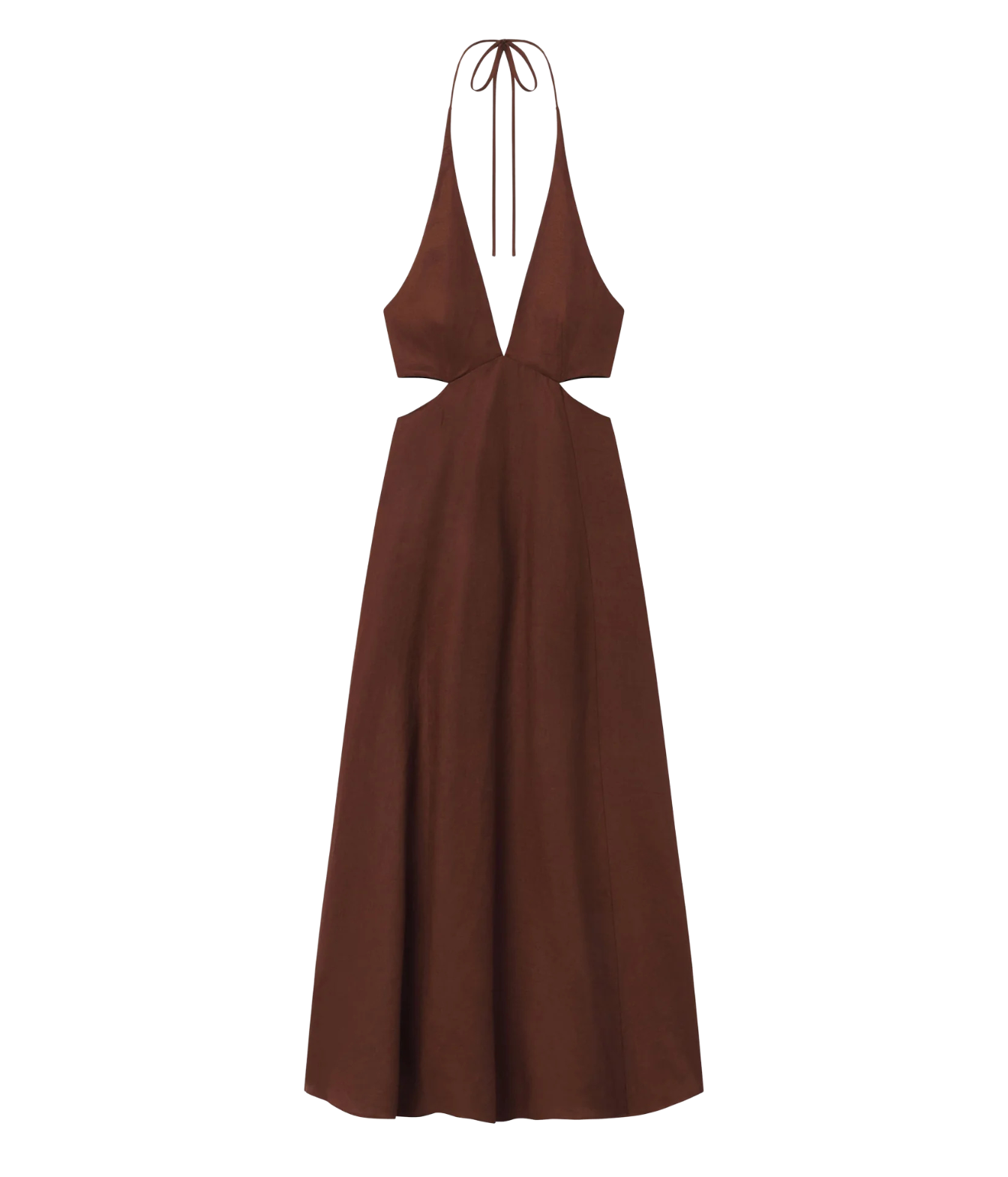 Evelena Dress in Brunette
