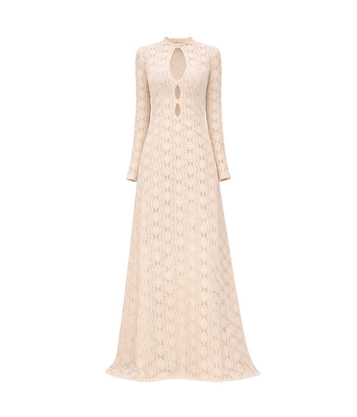 Niccola Dress in Beaded Macrame