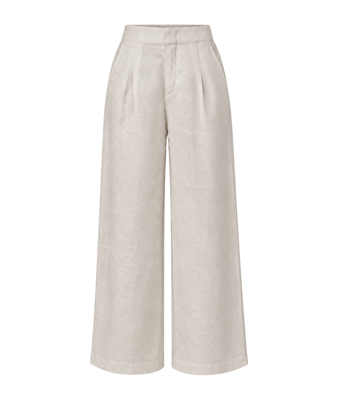 Lanhtropy Culotte Linen Pant In Natural
flat lay image