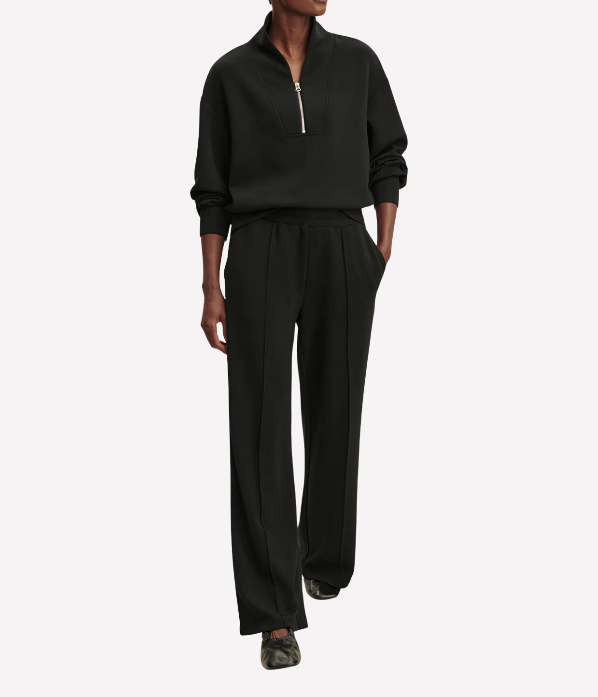 Wide Leg Pant in Black