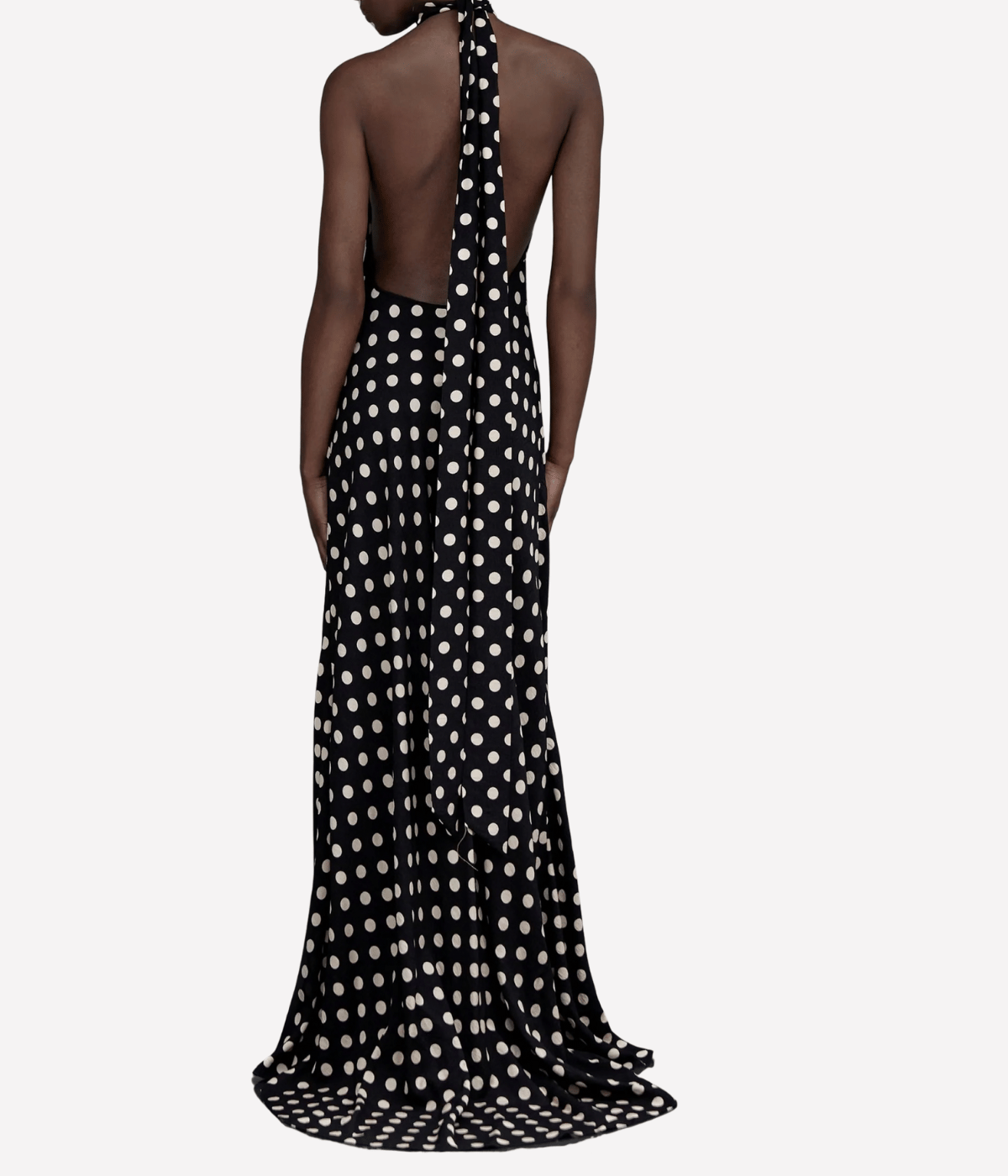 Jamie Maxi Dress in Dots Black