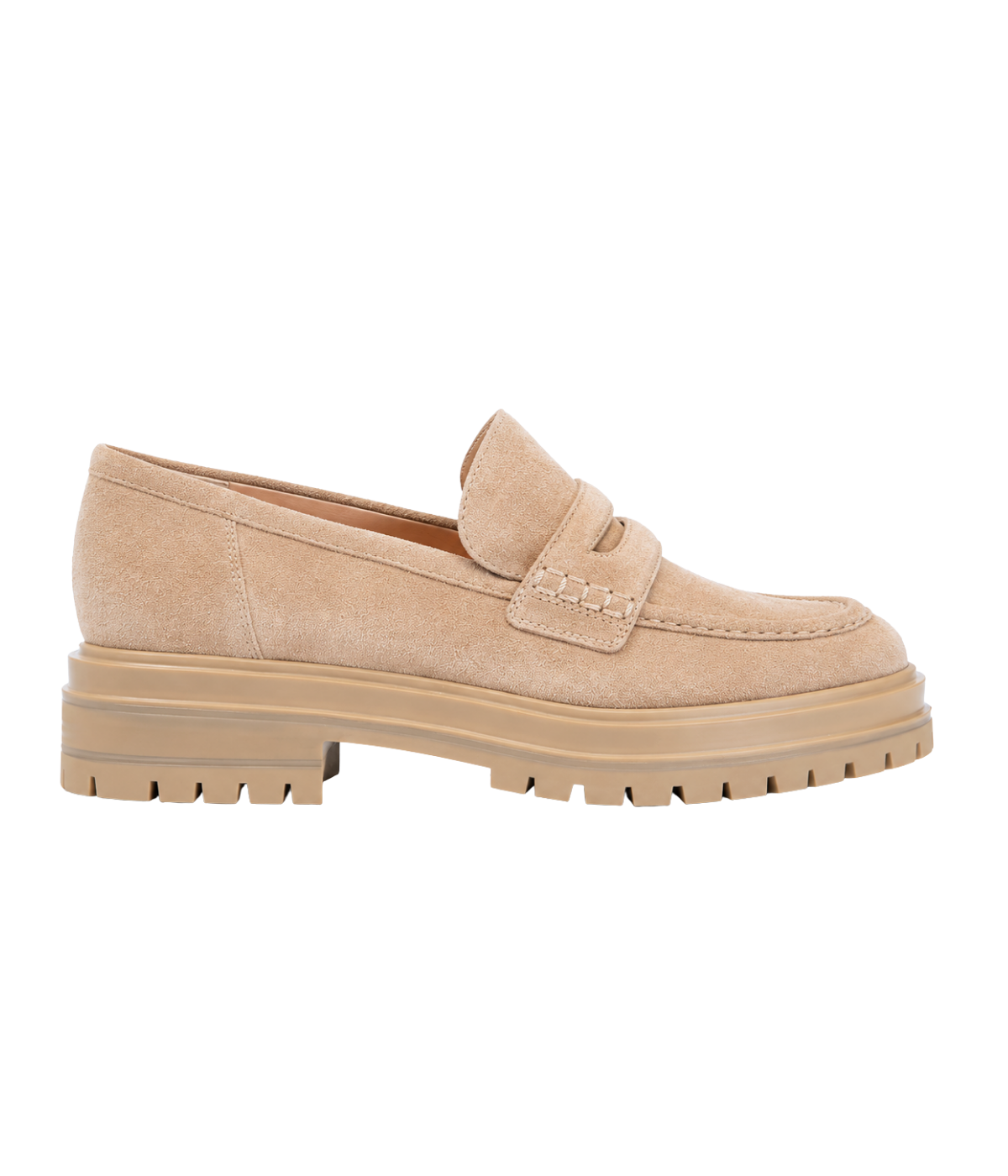 Davis Suede Loafer In Camel