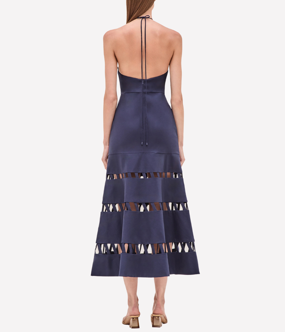 Janessa Dress in Navy Blue