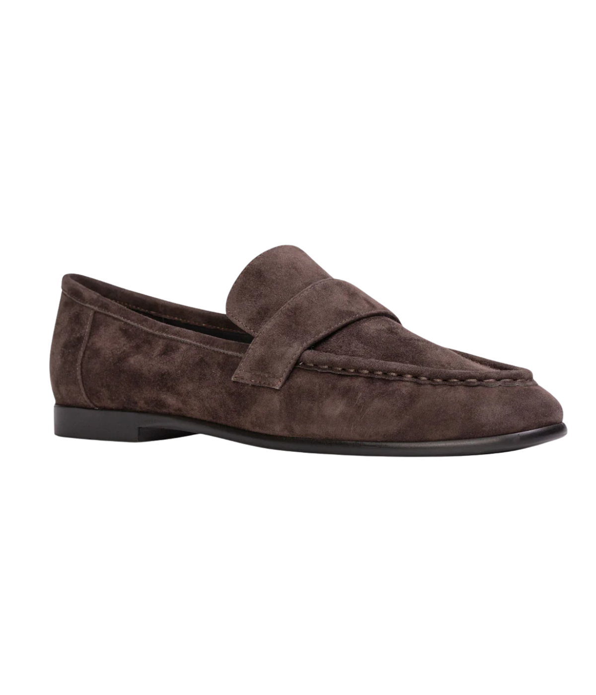 Arrow Loafer in Hot Fudge Suede