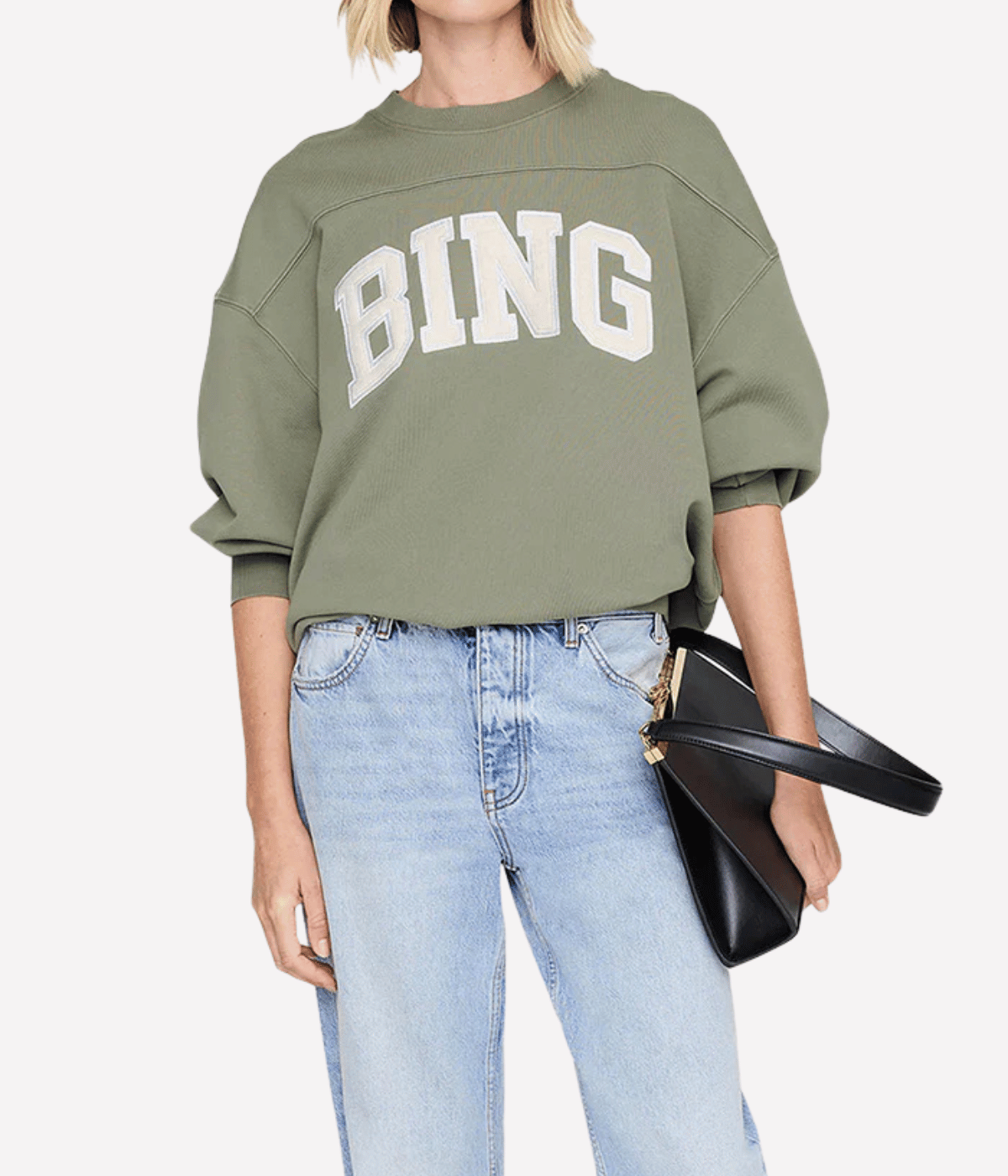 Trenton Sweatshirt in Washed Olive