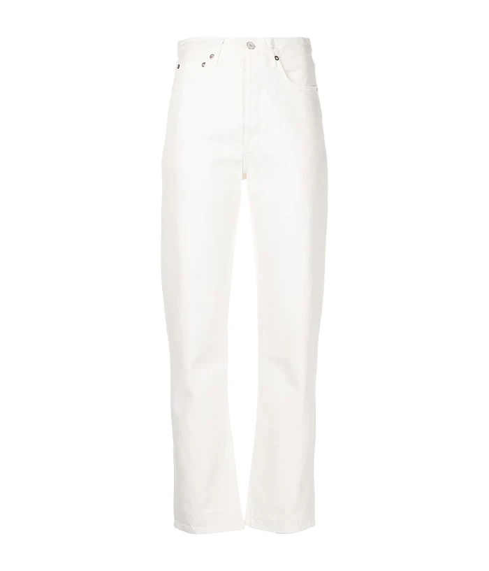 90s Pinch Waist Jean in Marshmellow