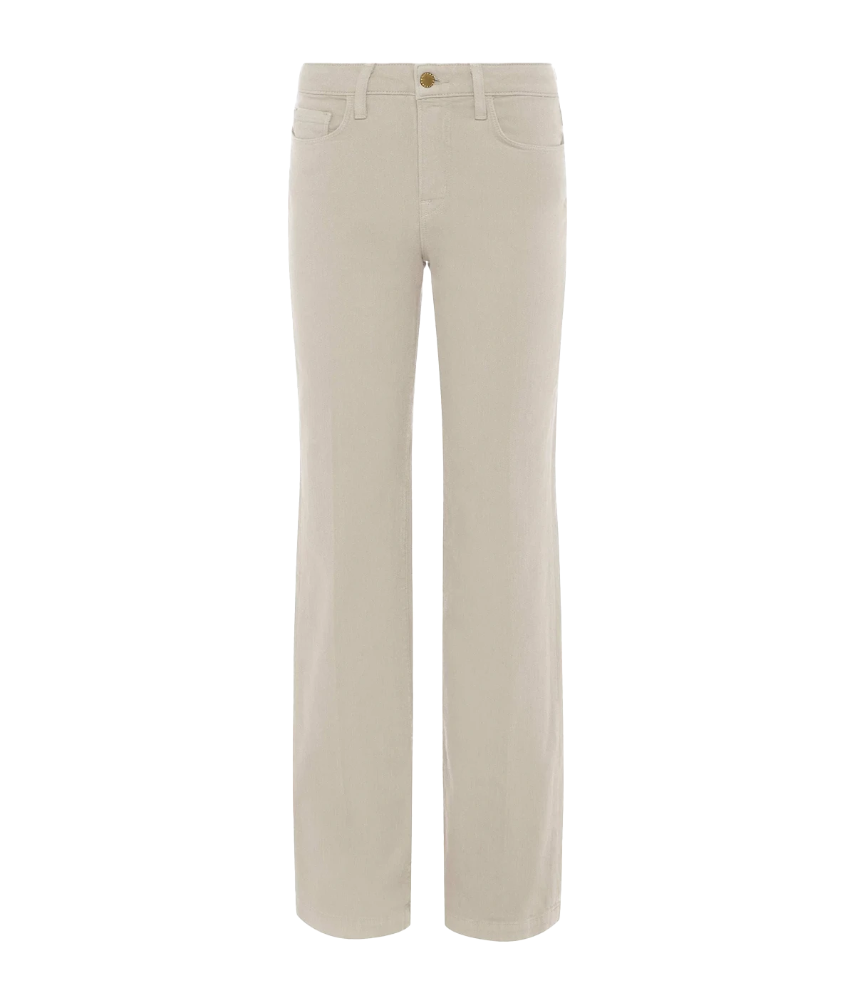 Scottie High Rise Wide Leg Jean In Biscuit