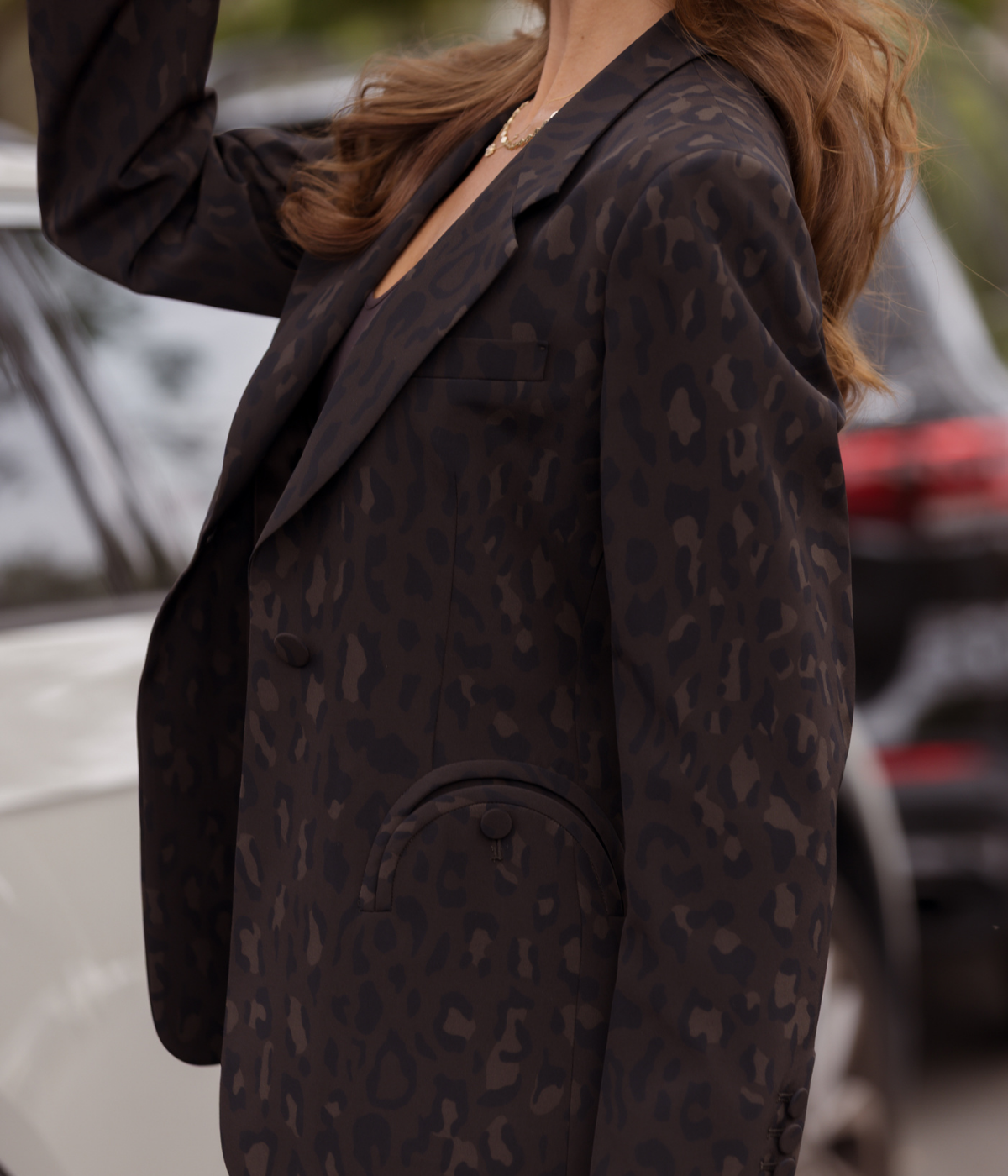 Simba Daisy Blazer in Dark Choco