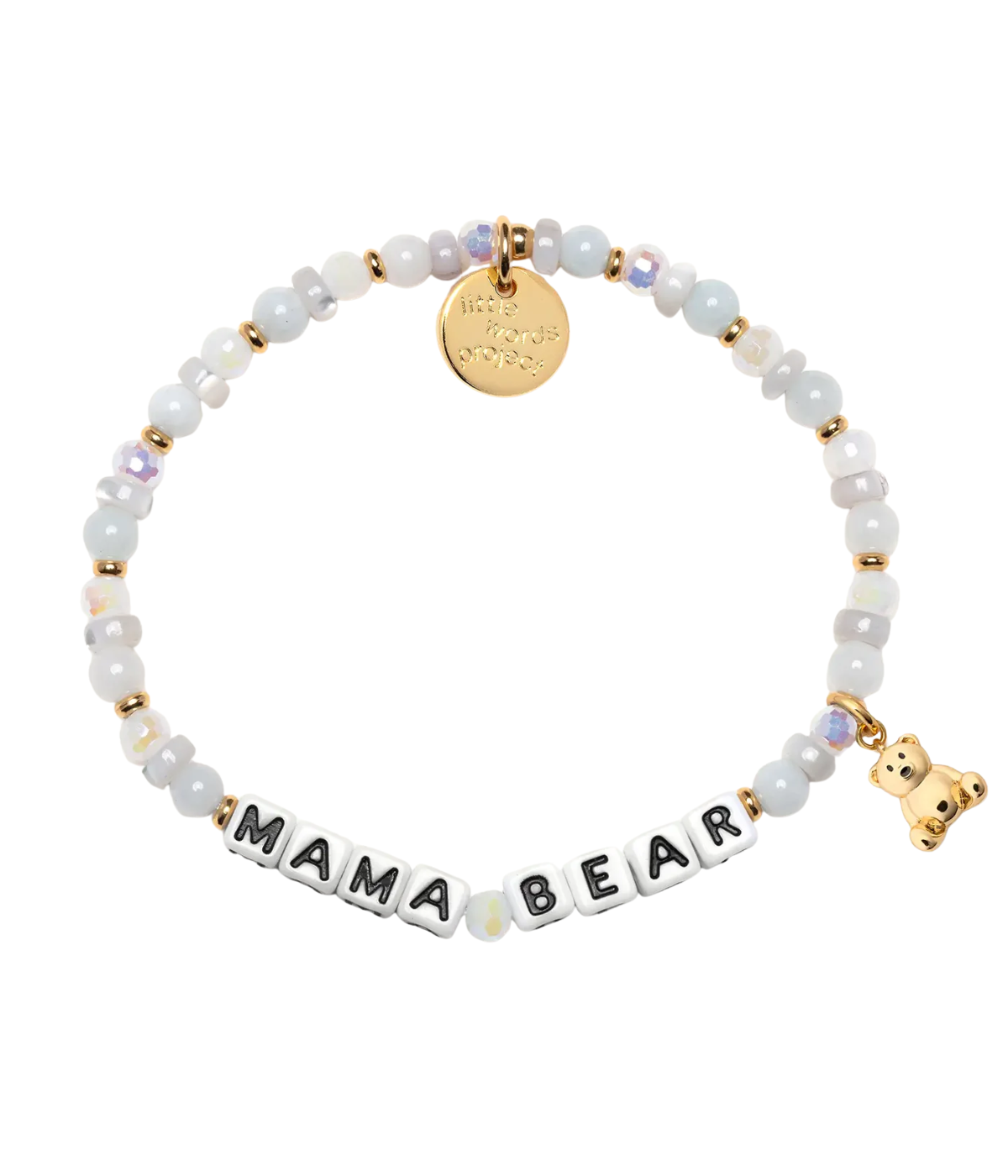 Mama Bear Charm Bracelet in Calm Water