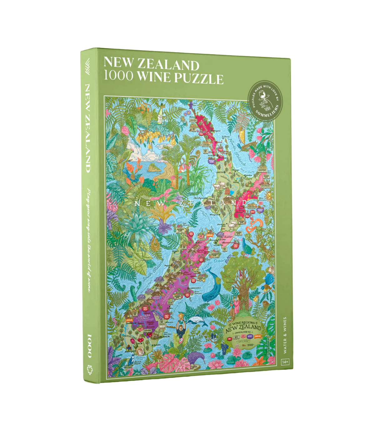 1000 Piece Puzzle of New Zealand