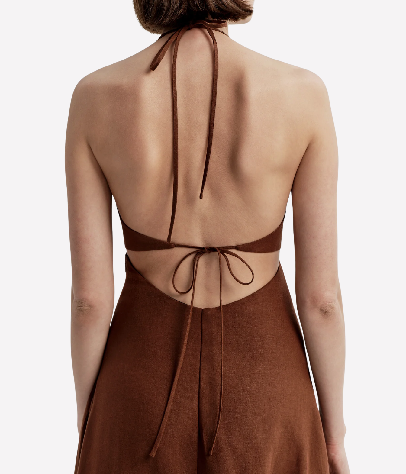 Evelena Dress in Brunette