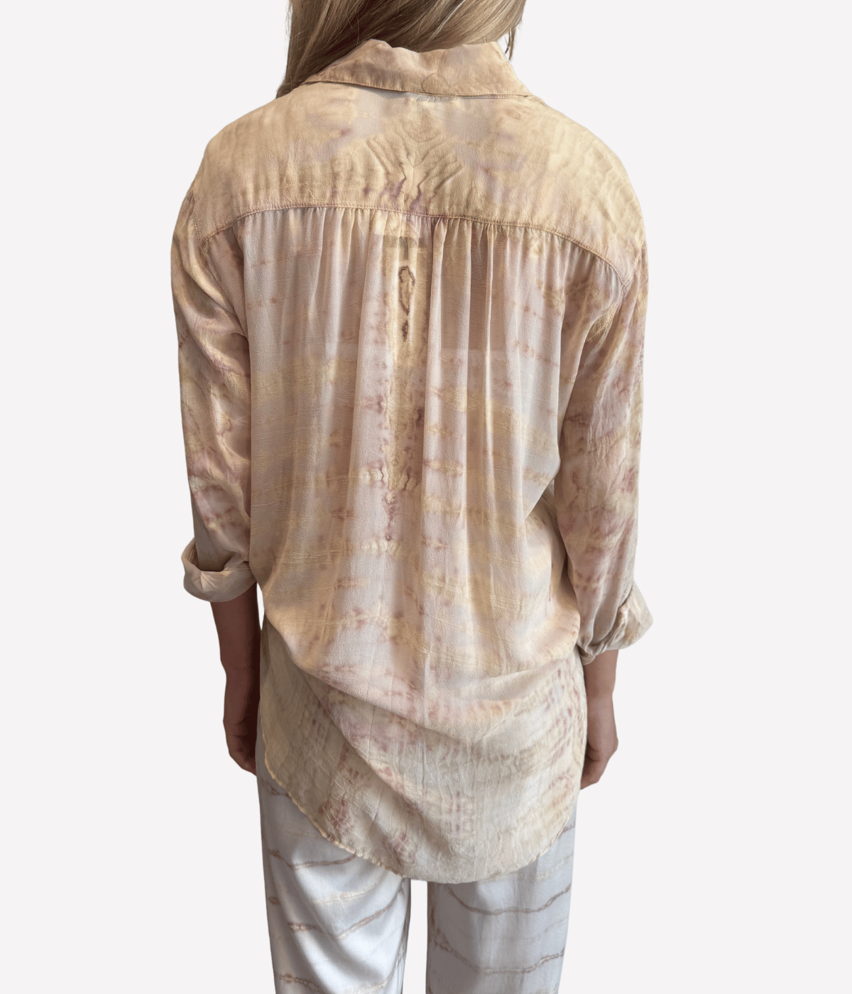 Boyfriend Shirt in Khaki Bamboo