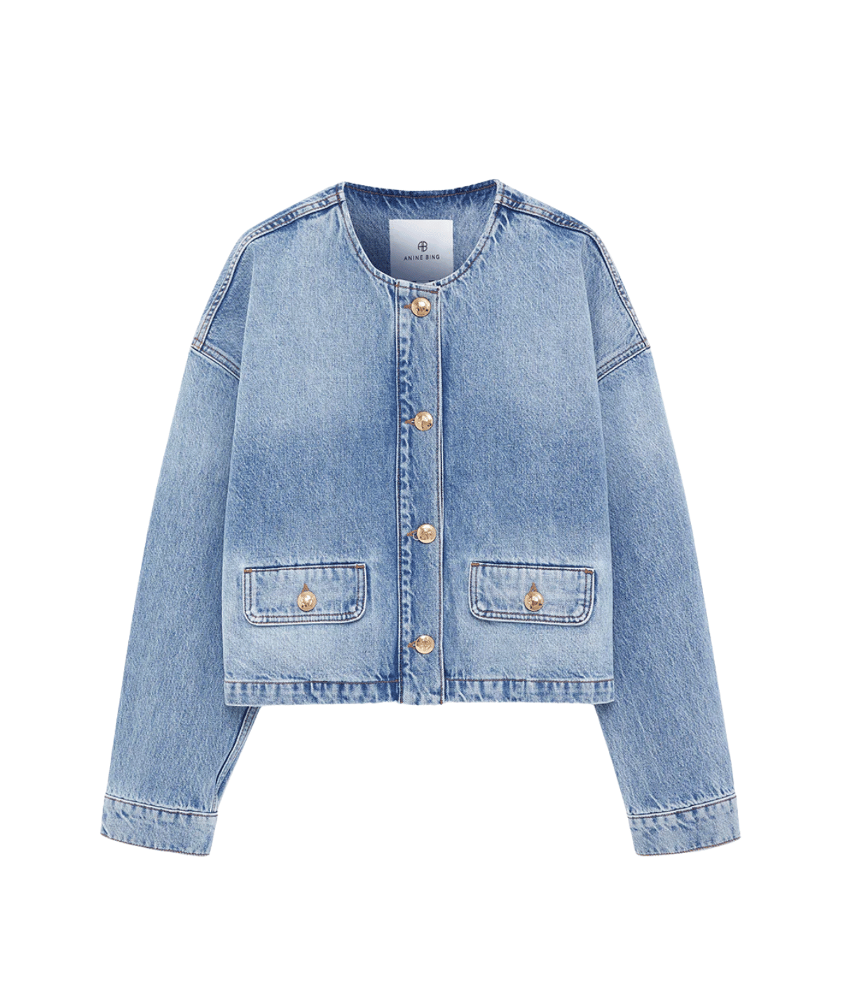 Blanche Denim Jacket in Washed Blue