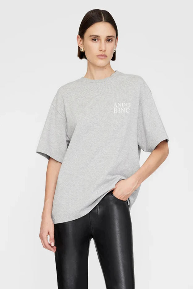 Myers Tee in Grey Melange