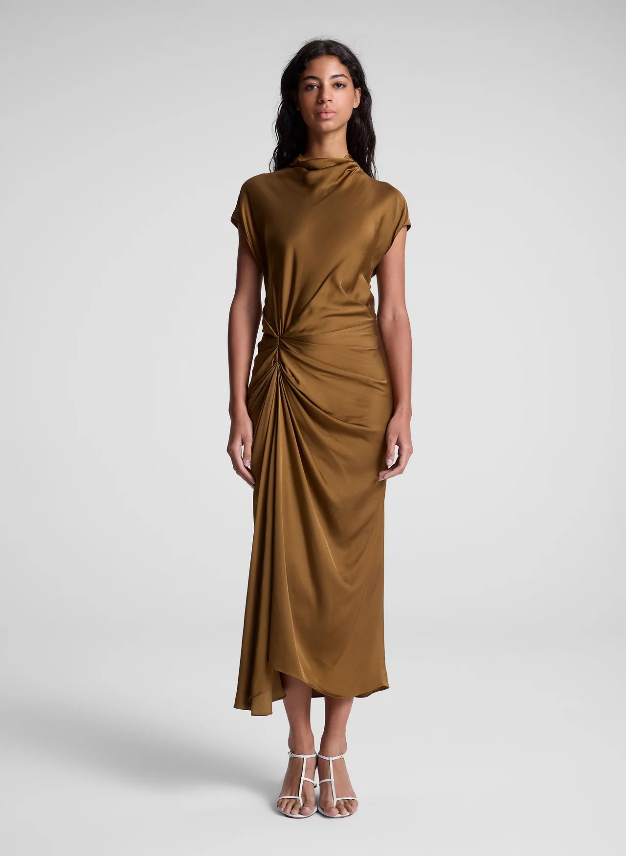 *FINAL SALE* Alma Dress in Aged Bronze