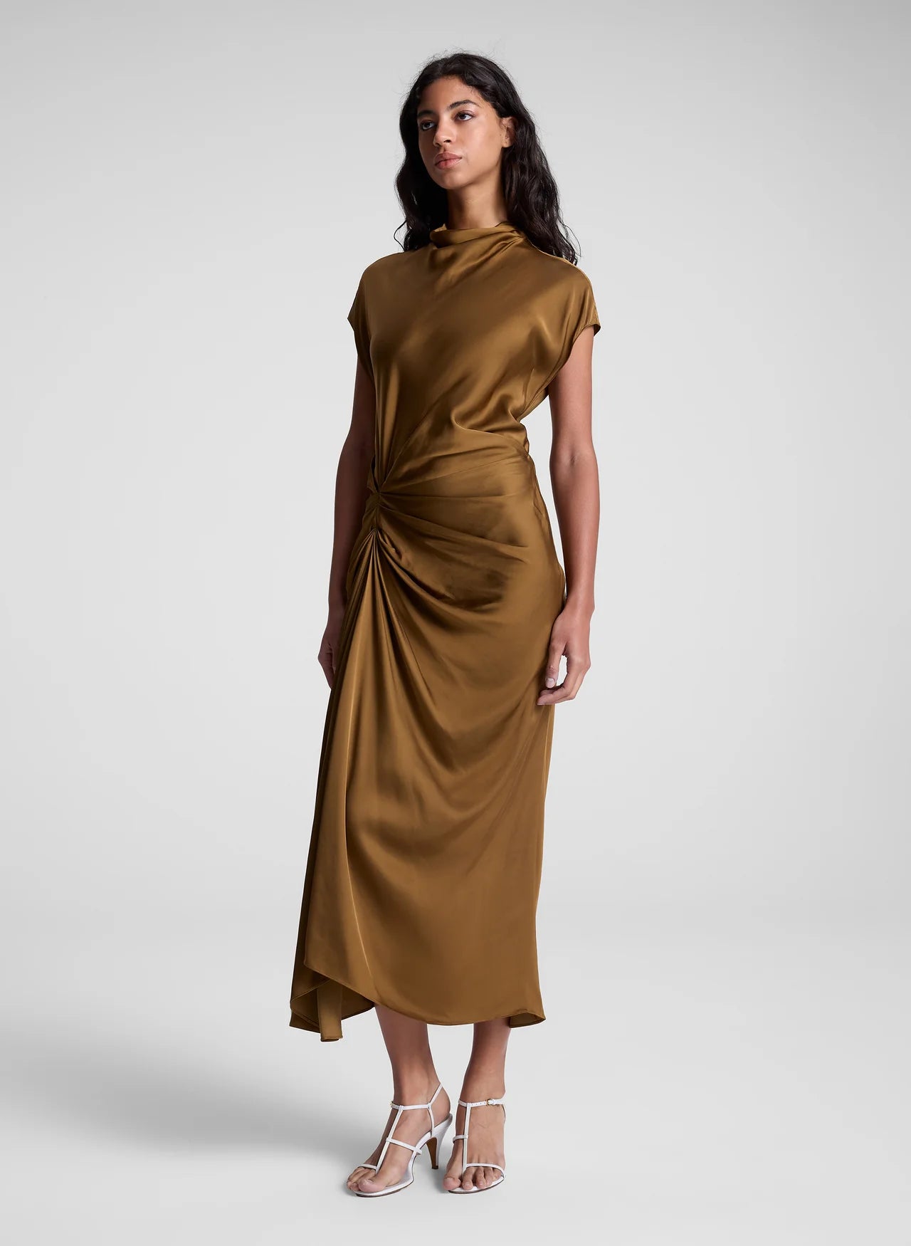 *FINAL SALE* Alma Dress in Aged Bronze