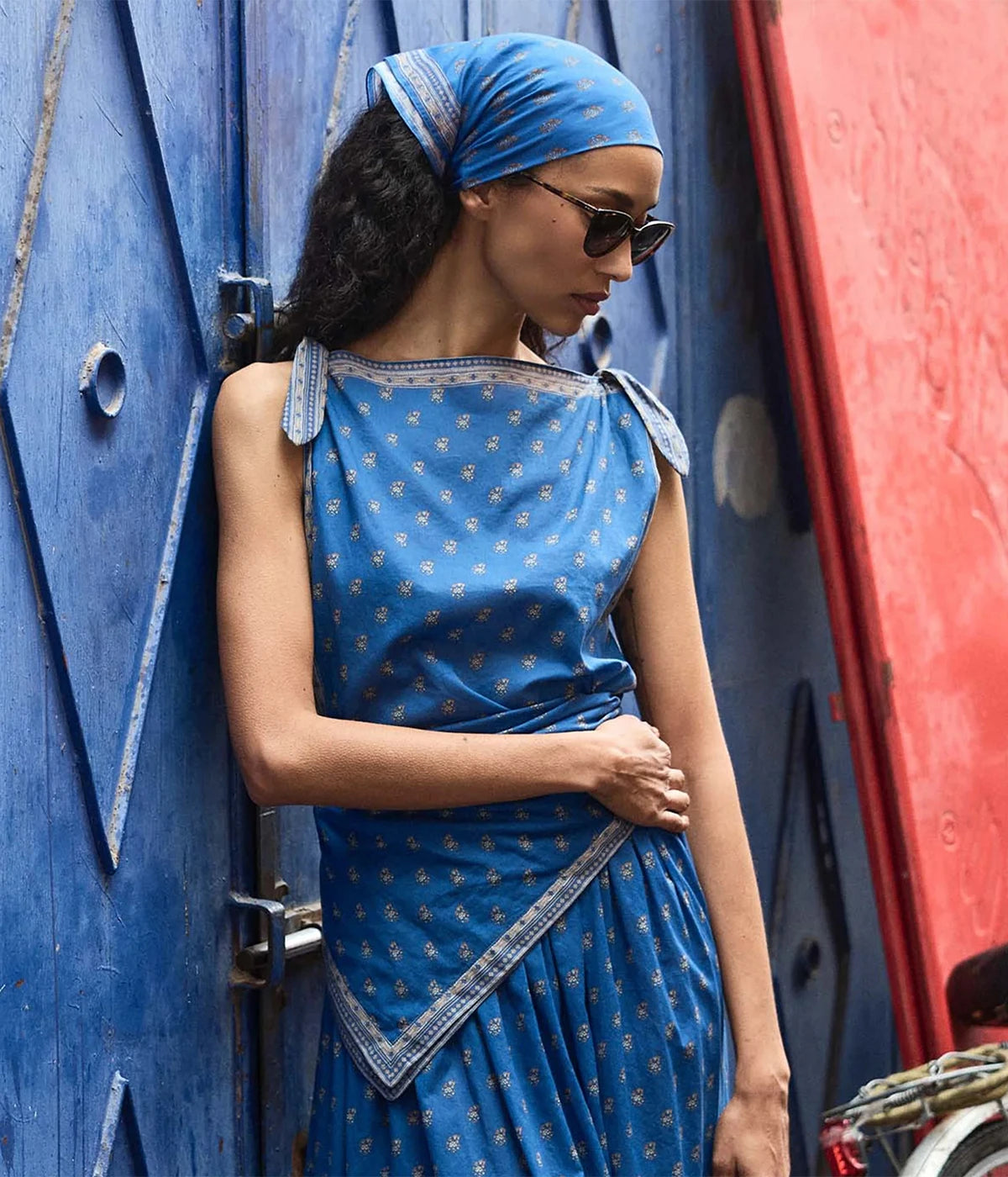 Amalia Top in EARTHA PAISLEY