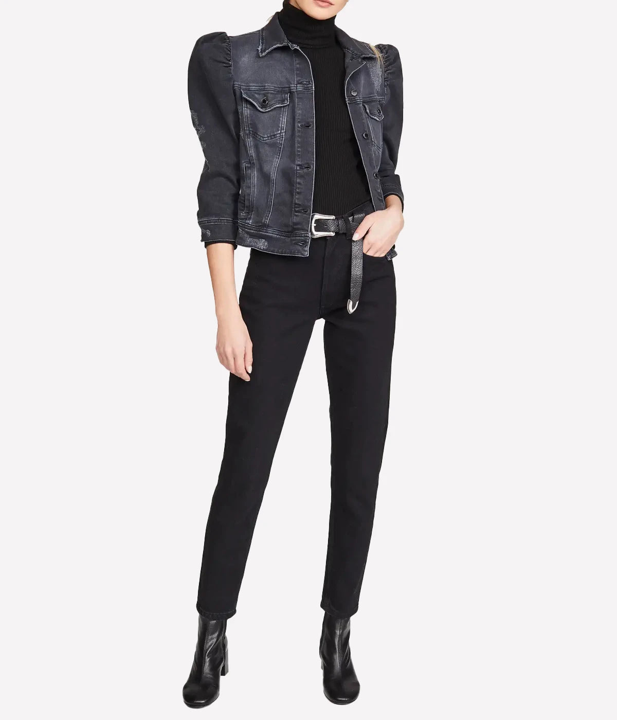 Ada Jacket in Faded Black