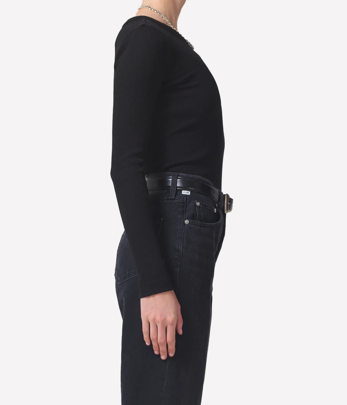 *FINAL SALE* Adeline Top in Black