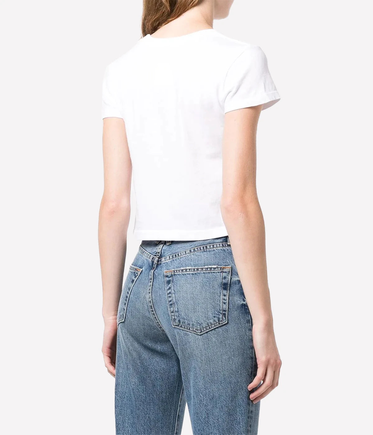 Adine Shrunken Tee in White