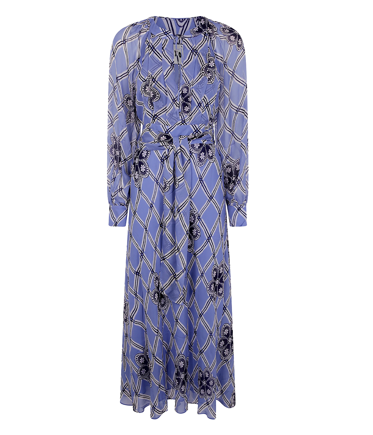 *FINAL SALE* Aero Dress in Floral Wave Blue