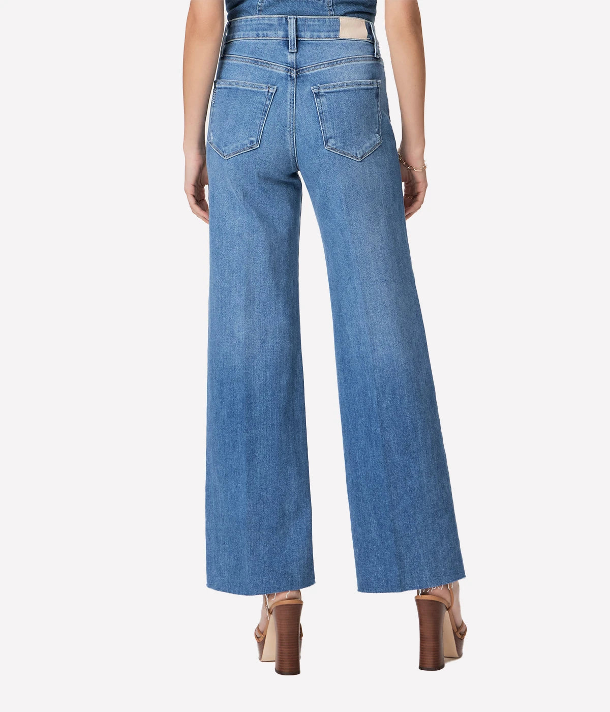 Anessa Raw Hem Jean in Flamenco Distressed
