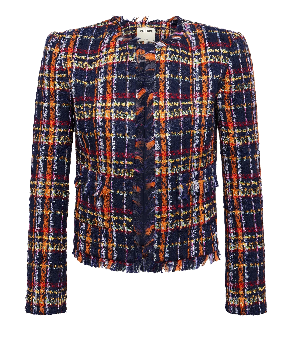 Angelina Jacket in Midnight Multi Tweed