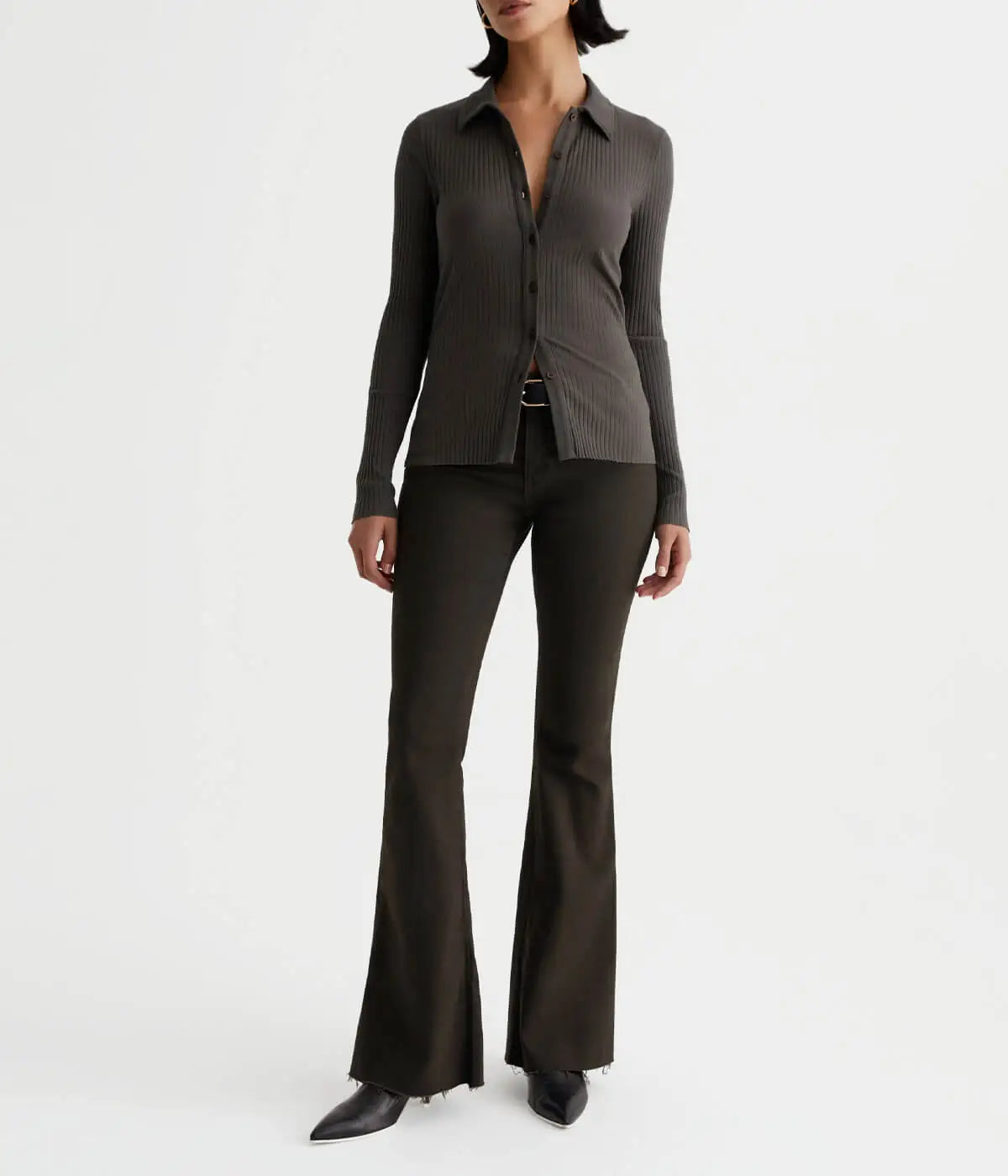 *FINAL SALE* Angeline Boot Cut Jean in 1 Year Stone Brown