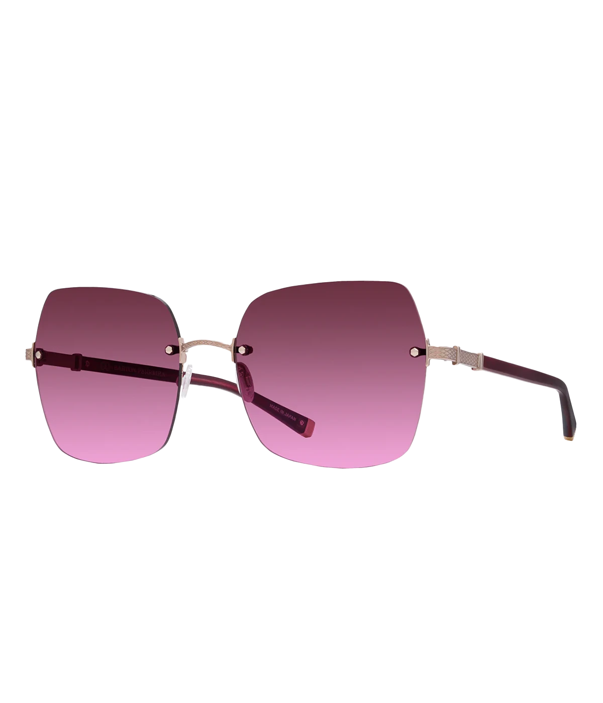 Angie Sunglasses in Oxblood, Rose Gold & Cedar Rose