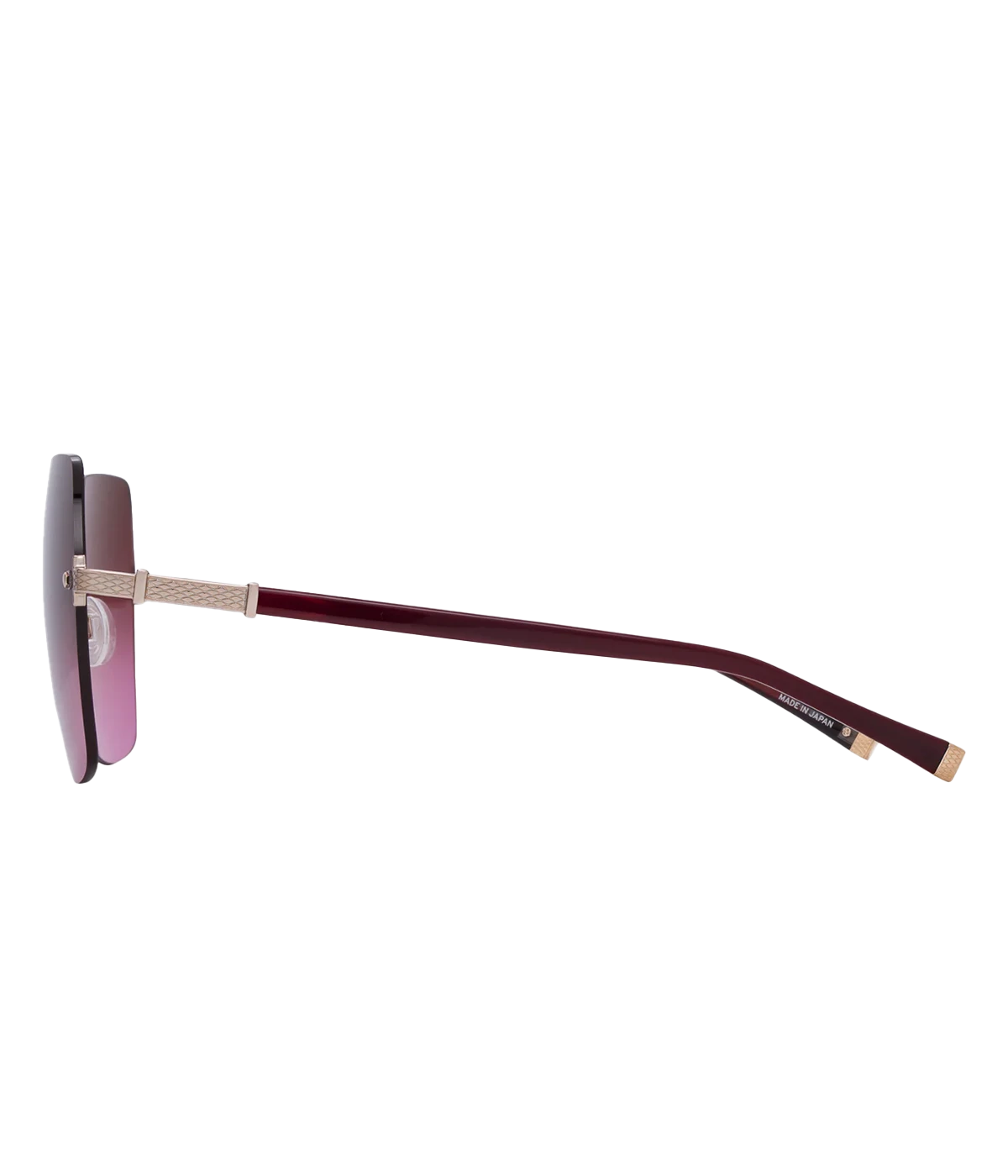 Angie Sunglasses in Oxblood, Rose Gold & Cedar Rose