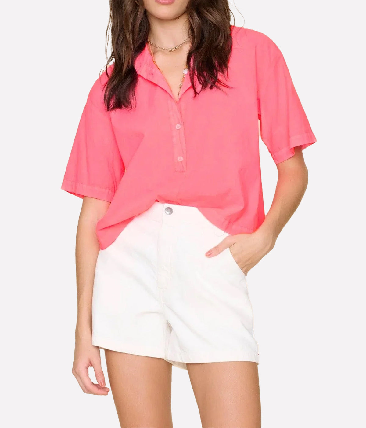*FINAL SALE* Ansel Top in Neon Pink