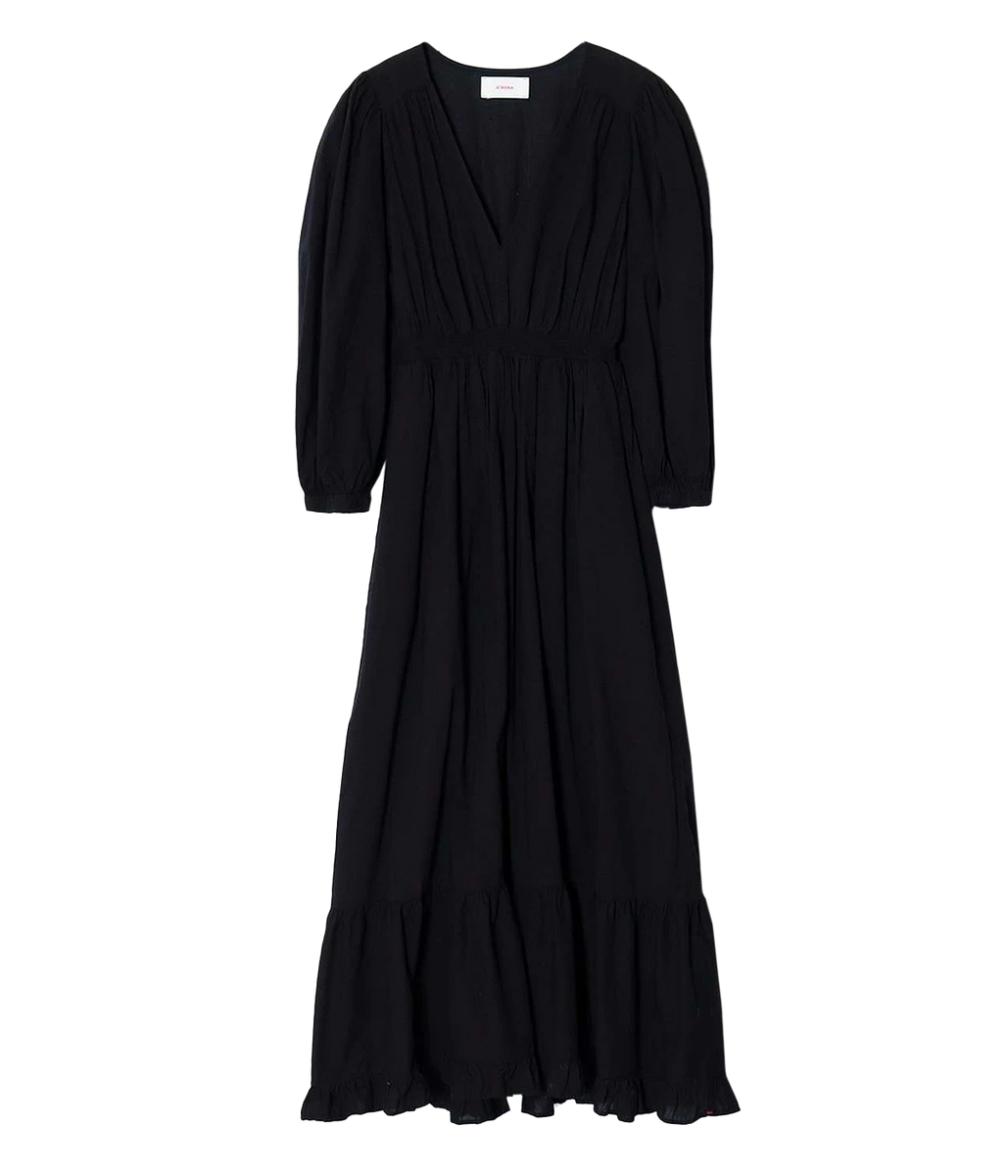 Ashlyn Dress in Navy Calexico