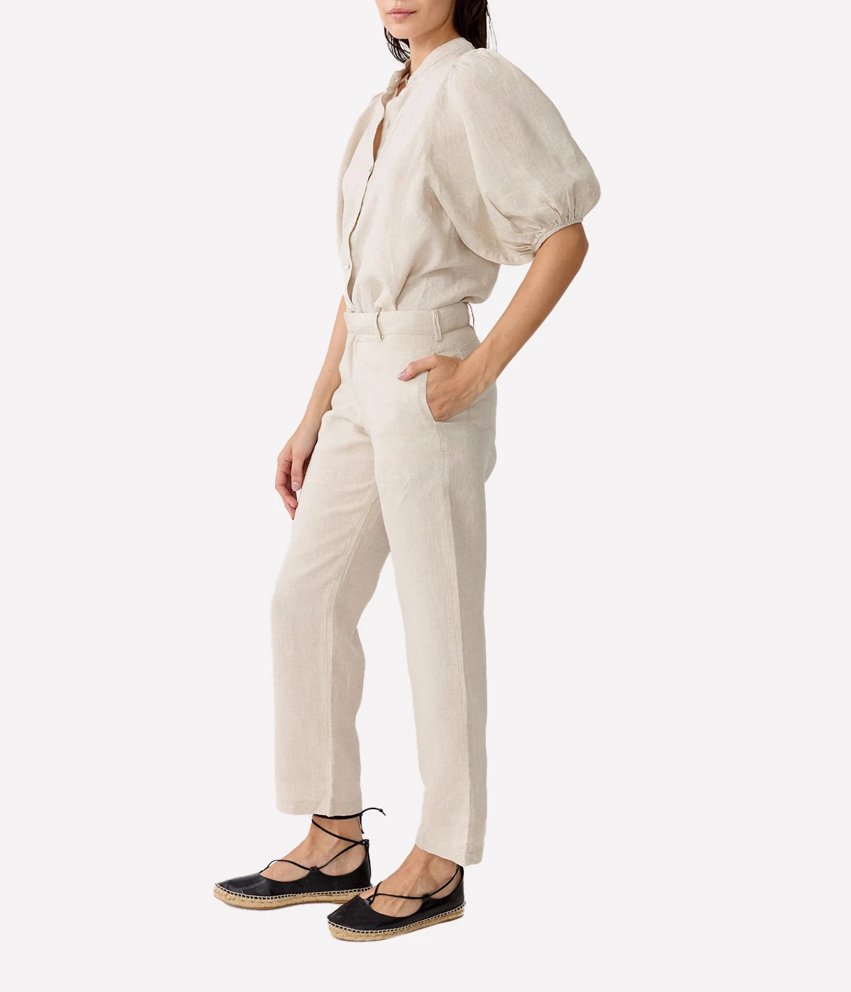 Astro Linen Pants in Natural