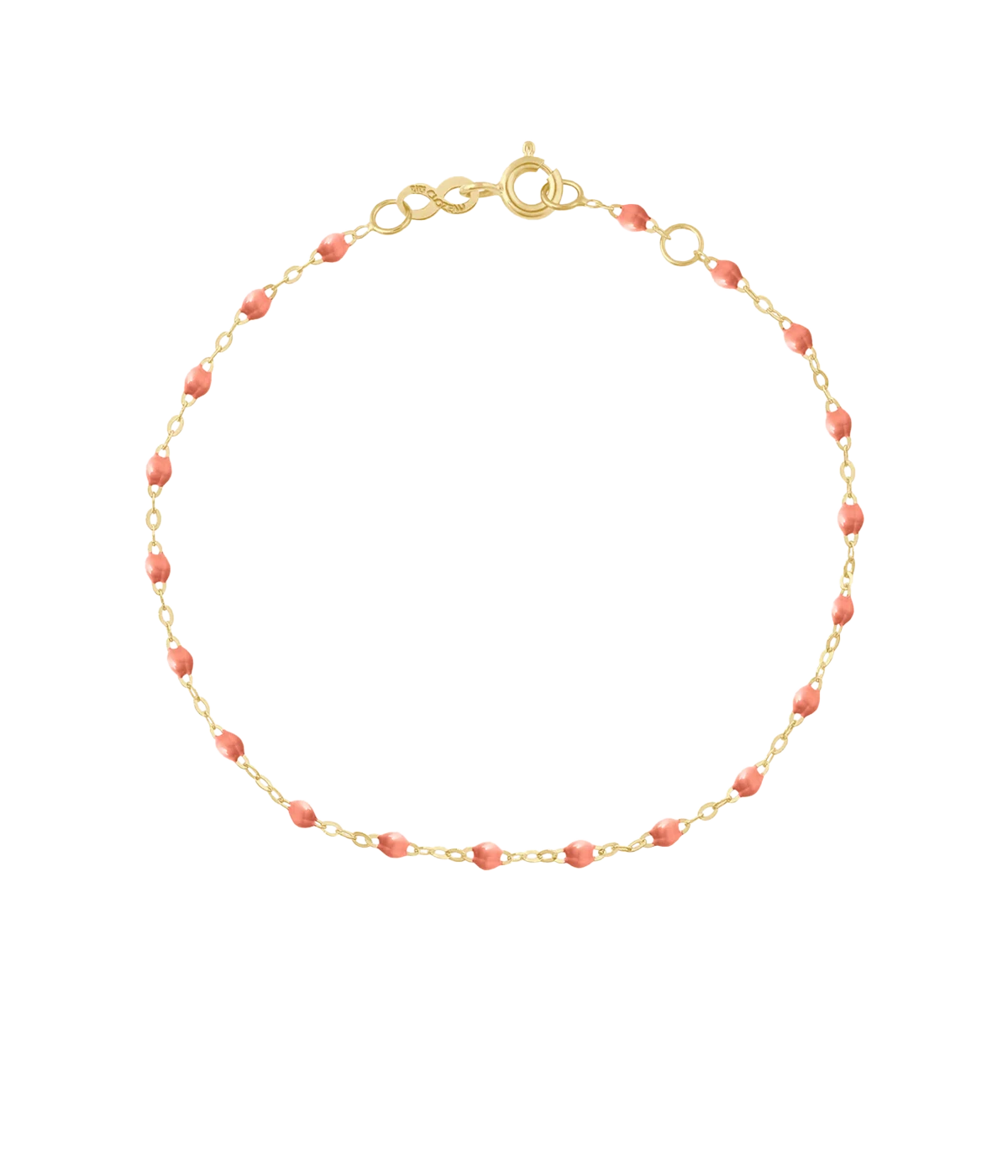 Classic Gigi 17cm Bracelet 18K Yellow Gold in Saumon