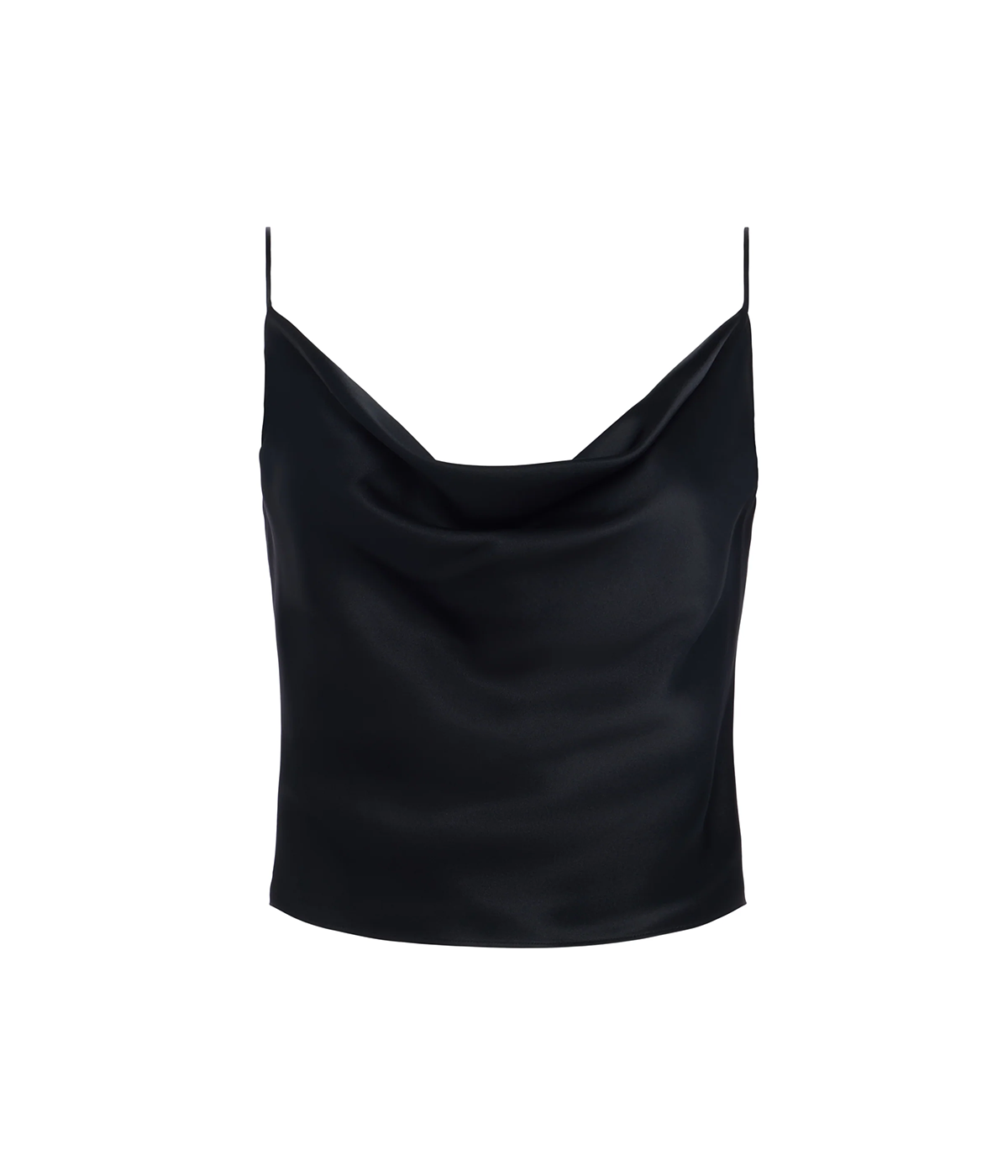 Calista Cowl Neck Cami in Black