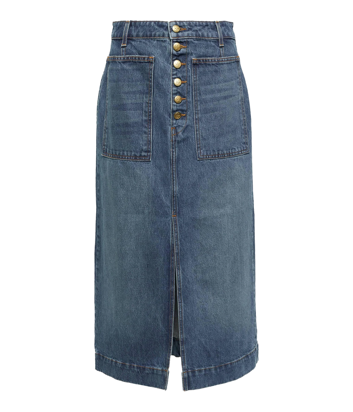 *FINAL SALE* The Bea Skirt in Medium Indigo Wash