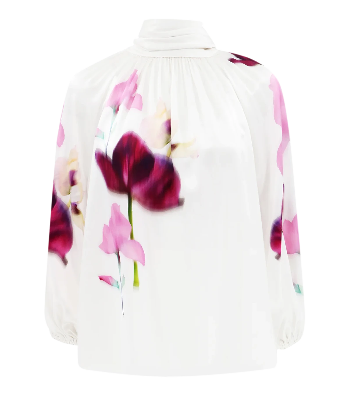 Beatrice Blouse in Placed Wild Tulip