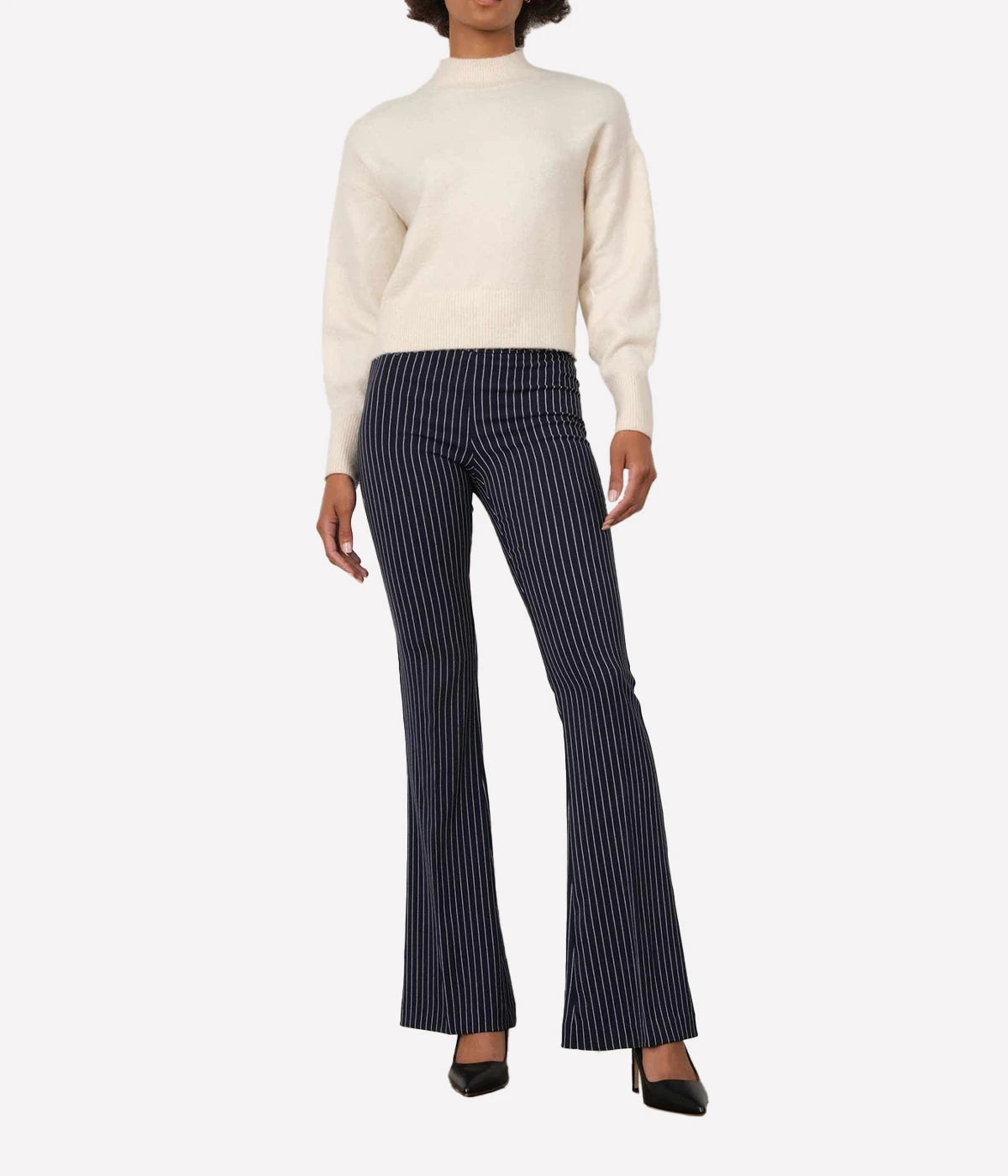 Bellini Pant in Crepe Stripe