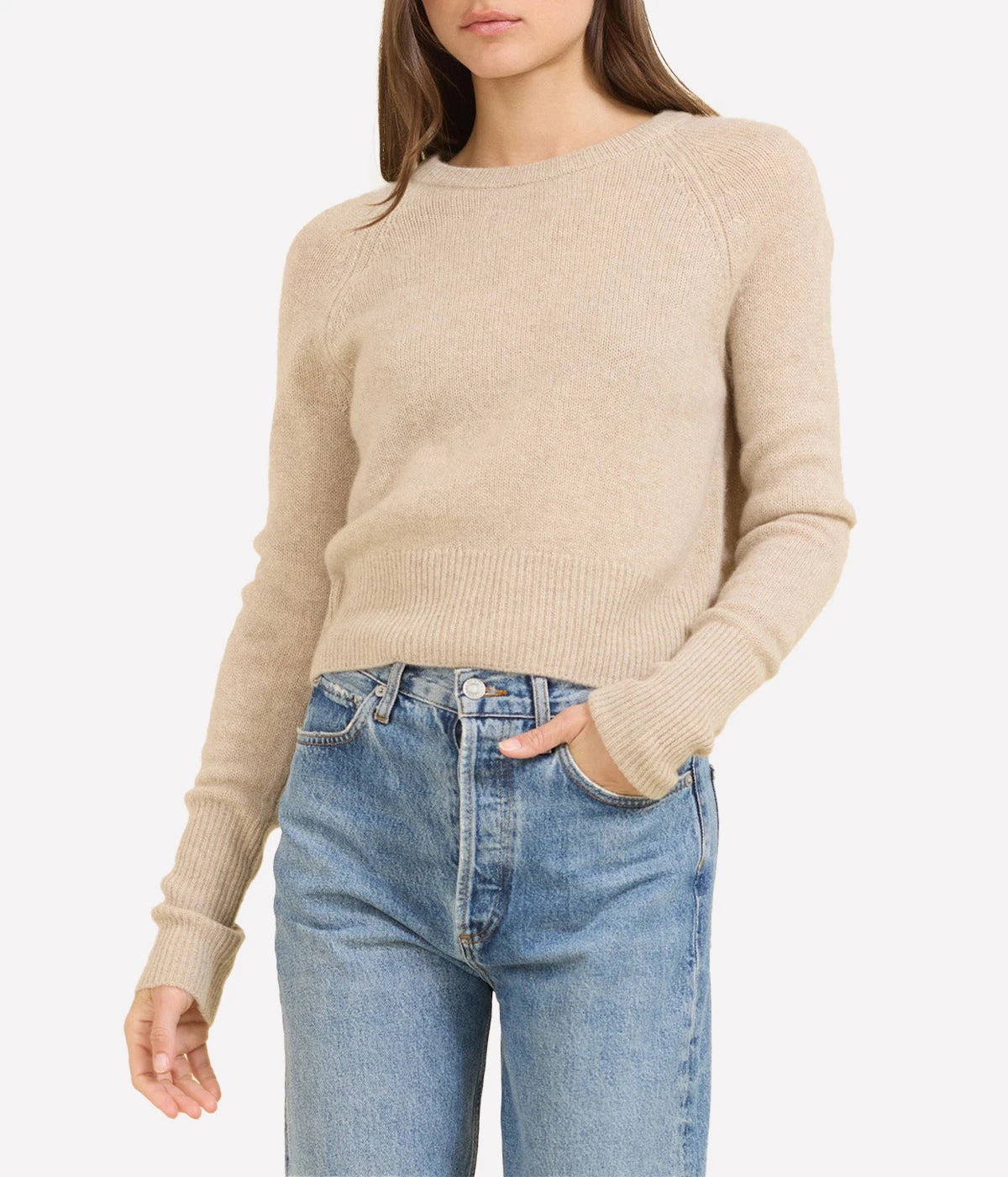 *FINAL SALE* Blakey Cashmere Pullover in Oatmeal
