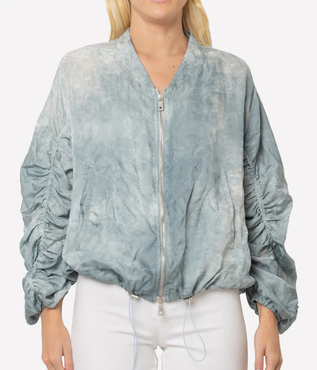 Bomber Jacket in Anice