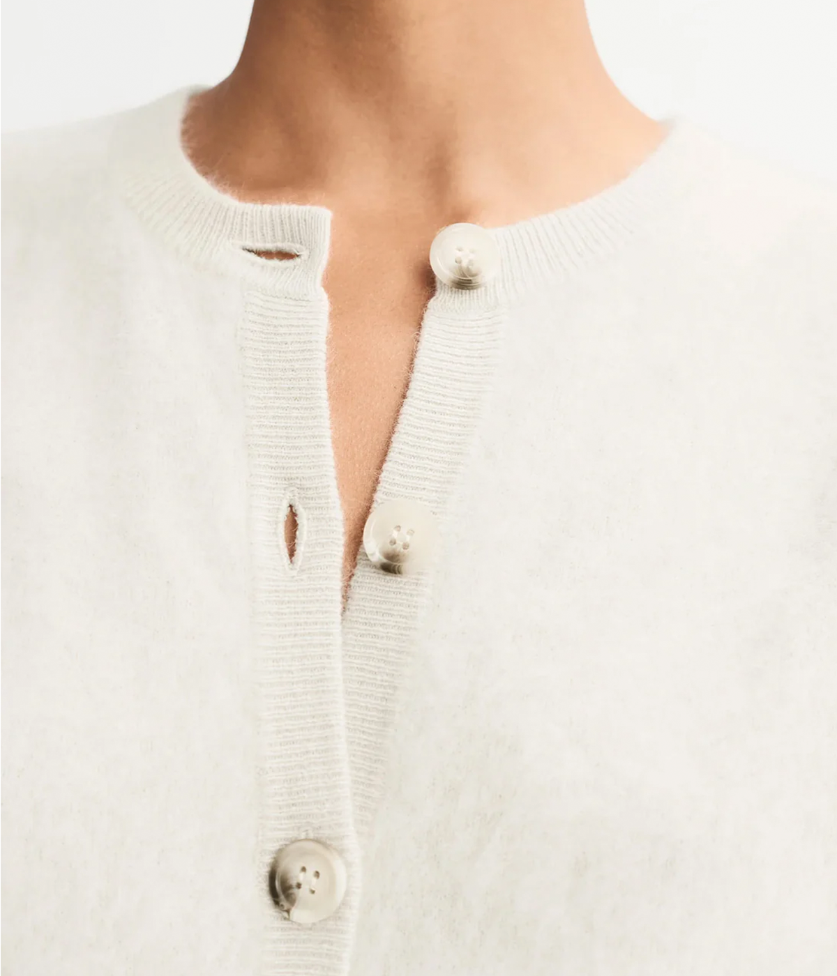 Brushed Short Sleeve in CHALK